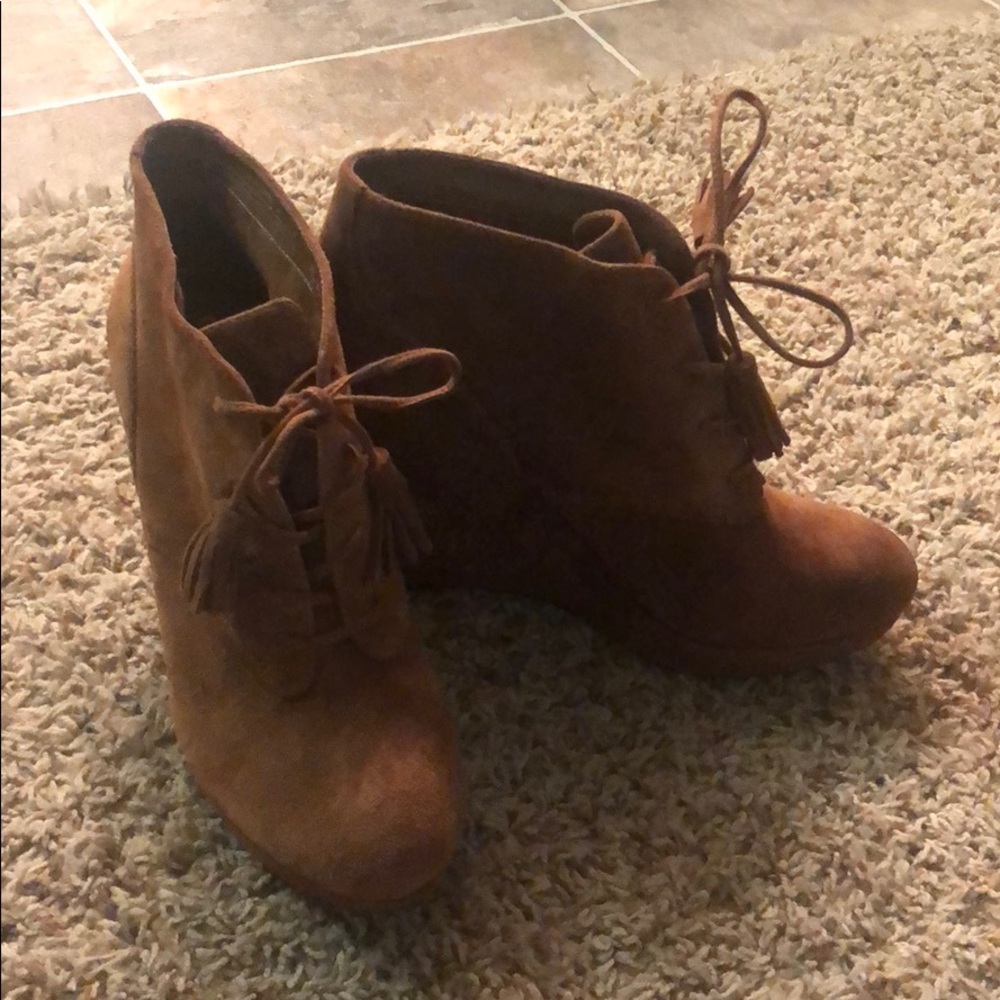 Jessica Simpson wedge booties